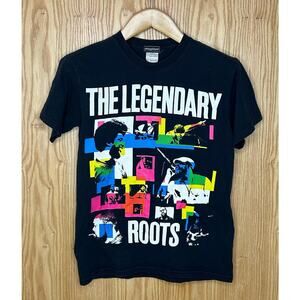Vintage The Legendary Roots Band T-Shirt Okayplayer Small Black